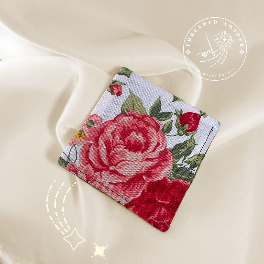 "Forest Rose" Embroidered Corner Bookmark