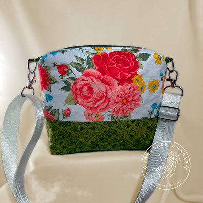 "Forest Rose" Medium Crossbody Boxed Bag