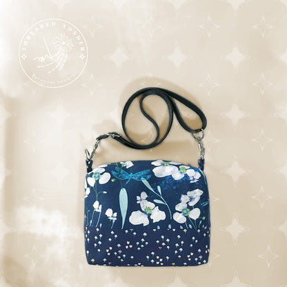 "Cerulean River" Mini Crossbody Boxed Purse