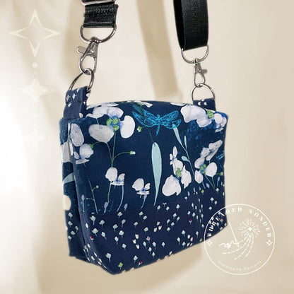 "Cerulean River" Mini Crossbody Boxed Purse